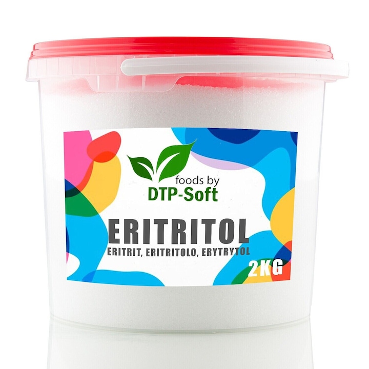 Erythritol Premium, substitut de zahar, 2kg, natural, fara calorii