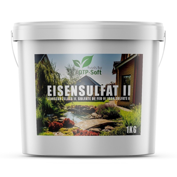 Ingrasamant pentru soluri, DTP-SOFT, Sulfat de fier II, 1kg, impotriva mucegaiului