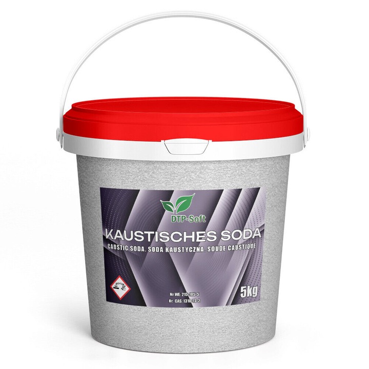 Soda caustica pentru desfundat tevi, DTP-SOFT, 5kg