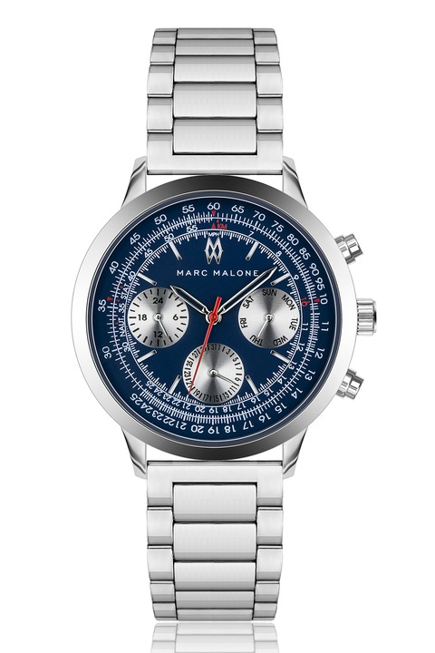 Marc Malone, Ceas quartz cu functii multiple, Argintiu