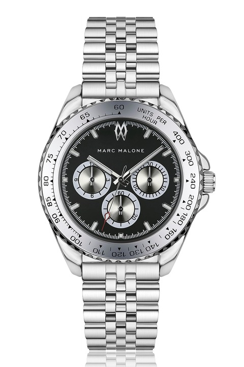 Marc Malone, Ceas quartz rotund CES-6020SQ, Argintiu