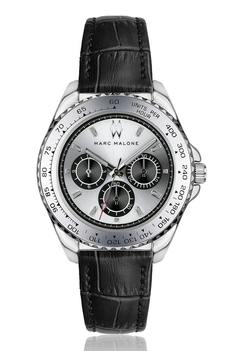 Marc Malone, Часовник с хронограф, Черен