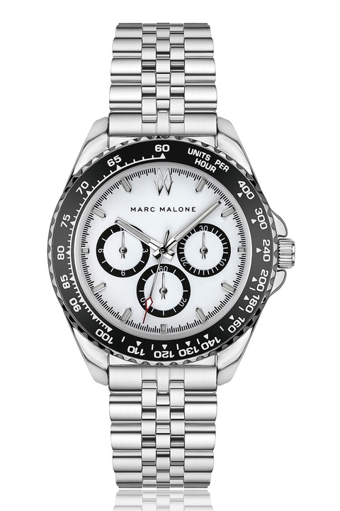 Marc Malone, Ceas de otel inoxidabil, Argintiu