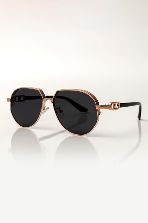 Emily Westwood, Слънчеви очила Ruby Aviator с поляризация, 58-14-141, Черен/Розово златисто