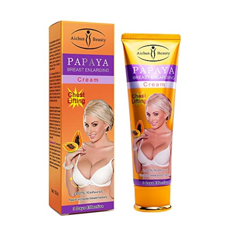 Mellnagyobbító krém papayával Mellnagyobbító 3 napos Hatékony 100ml AICHUN BEAUTY
