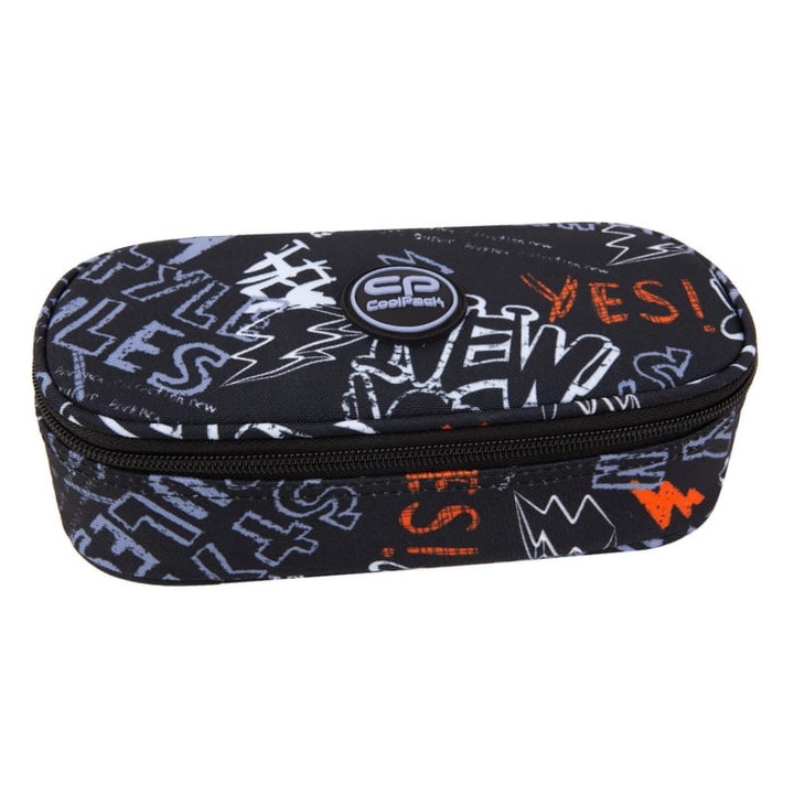 Tok, Coolpack, Ceruzatartó campus borítással, New York-i modell, Merev oldalak, Poliészter 600d, Méretek 23 x 9 x 5 cm, Fiúknak