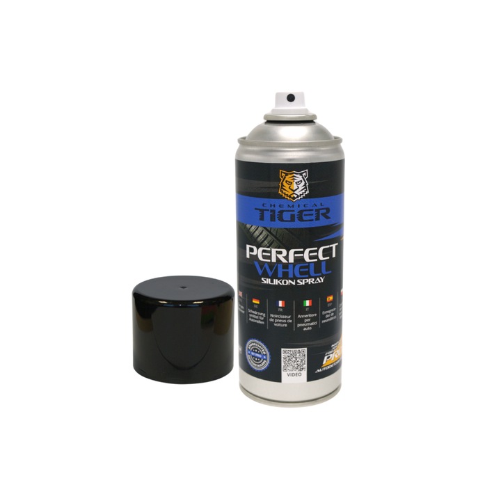 Spray siliconic pentru ingrijirea anvelopelor, Chemical Tiger, efect de luciu, protectie UV, 500ml