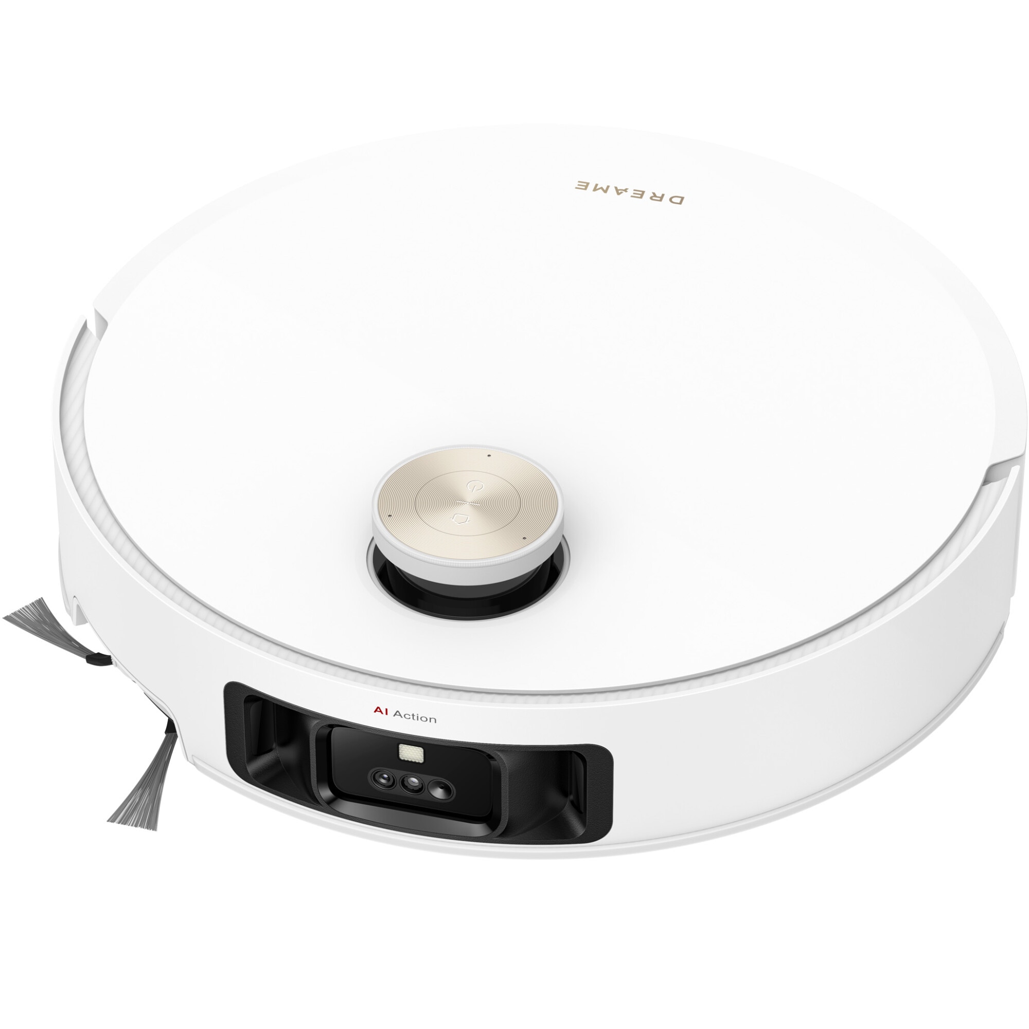 Robot de aspirare cu mop Dreame L50 Pro Ultra RLL84CE, putere de aspirare 19500Pa, detectare AI a obstacolelor și navigare la 360°, depasire obstacol 4CM, baterie 6400mAh, alb