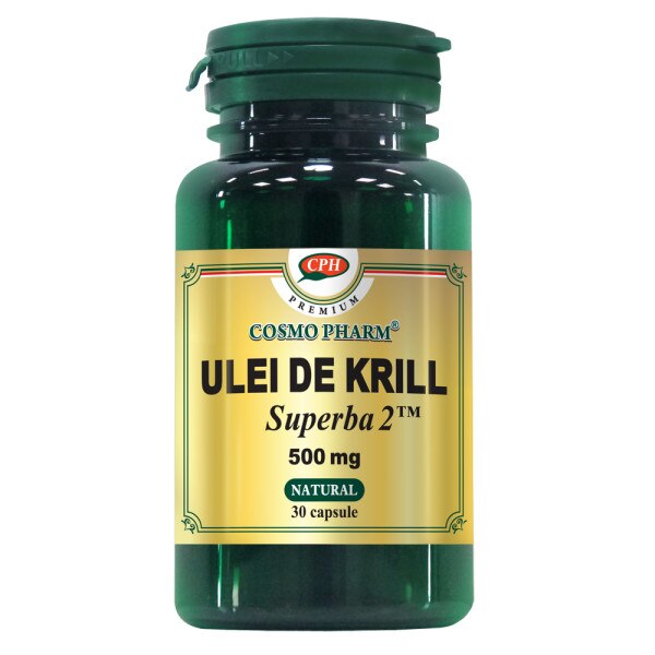 Ulei Krill 500 mg 30 capsule Cosmopharm Premium