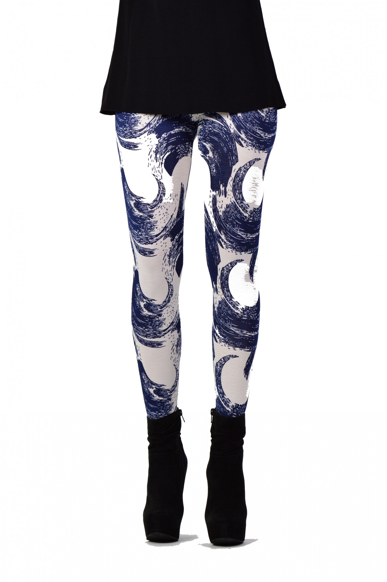 Colanti art albastru, Marimea XS