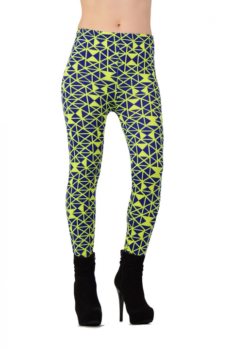 Colanti web neon, Galben neon/Albastru