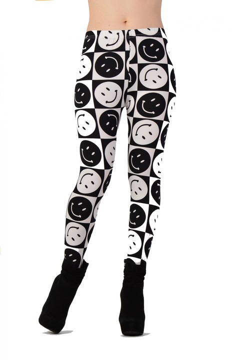 Colanti smiley alb, S266