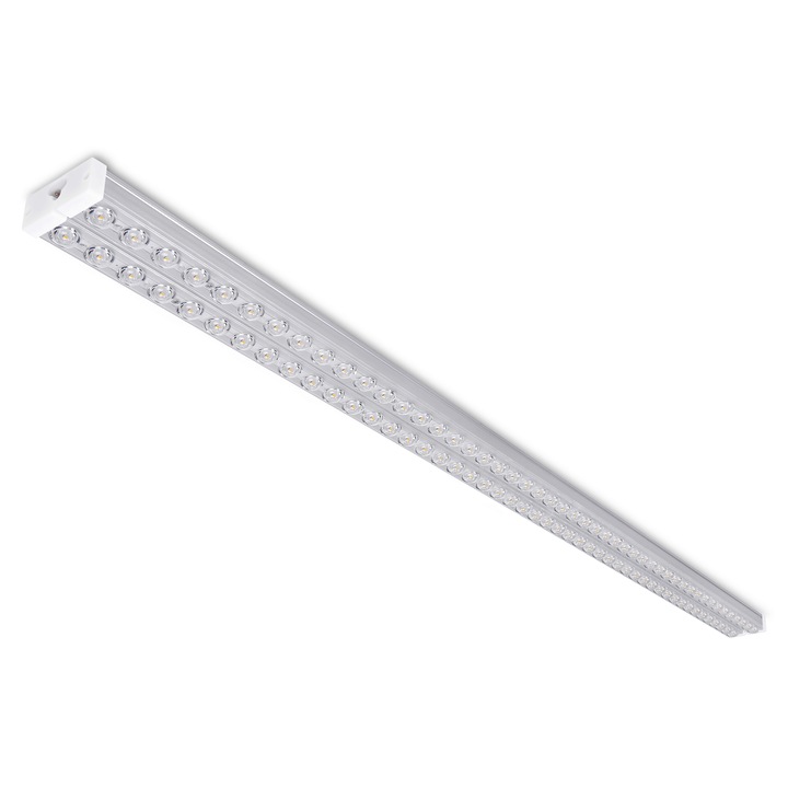 LED повърхностен панел T10 72W 1, 2 м, сребрист, неутрално бял (4500К)