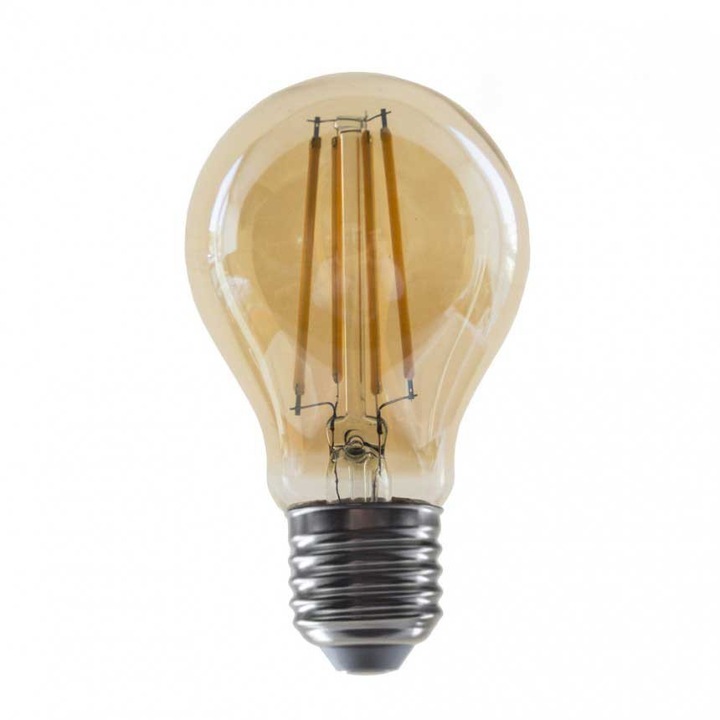 LED лампа Lightex FILAMENT, 8W, 220V, Димируема, E27, A60, 2700K, 806lm