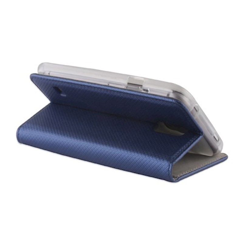 Husa Flip pentru Samsung Galaxy A17, tip carte cu inchidere magnetica, Blue