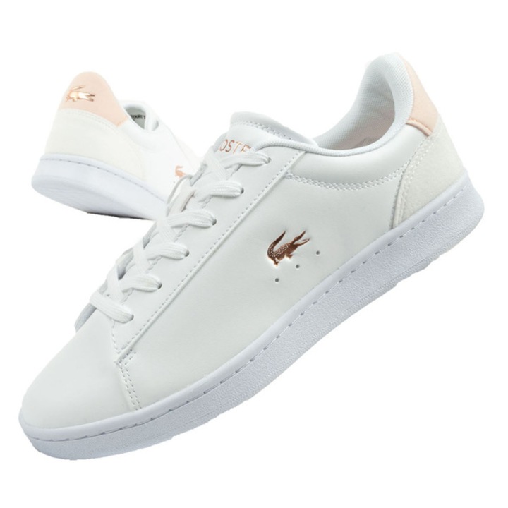 Pantofi sport Lacoste Carnaby de dama [748SUJ00021Y9] adidasi, albi, Alb