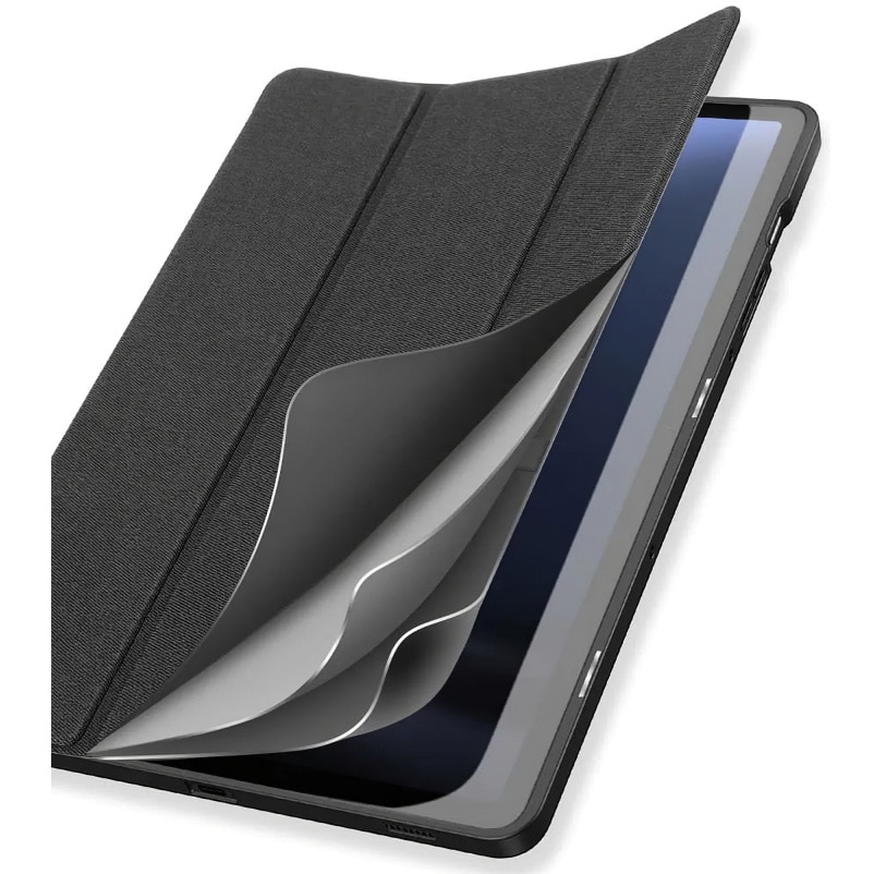 Husa Tableta DuxDucis Domo Stand cu suport Pen pentru Samsung Galaxy Tab S9 FE Negru