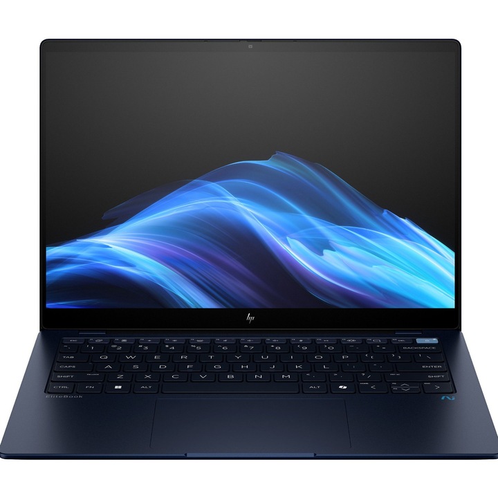 HP EliteBook Ultra G1Q8 laptop, 14 hüvelykes 2240 x 1400, Qualcomm X1P-42-100 8 C / 8 T, 3.4 GHz - 3.4 GHz, 16 GB RAM, 512 GB SSD, Qualcomm Adreno, Windows 11 Pro, Fekete