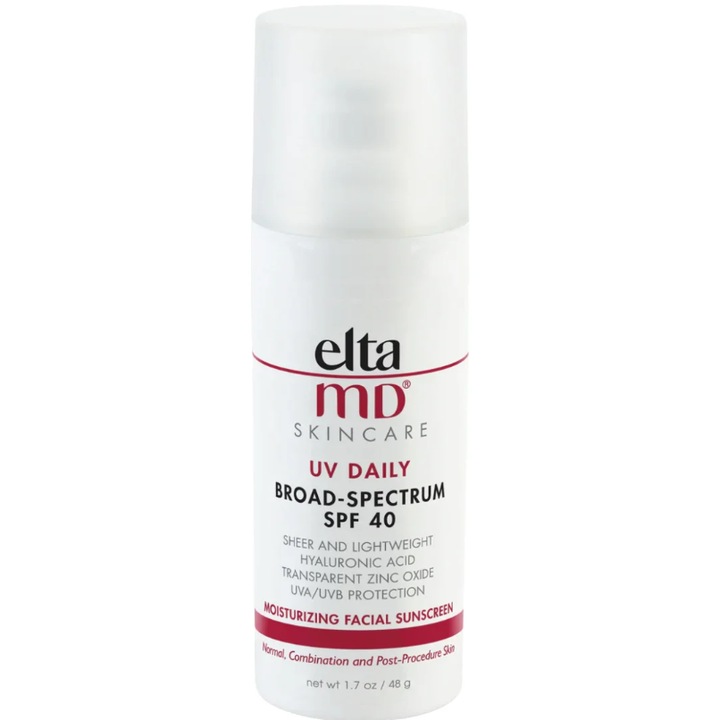 Fényvédő elta MD UV DAILY Hidratáló arcvédő széles spektrumú SPF 40 színezék nélkül 48g