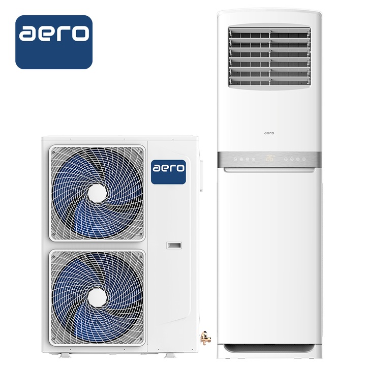 Aer Conditionat COLOANA AERO AC-48FS, clasa A++, R32, Inverter, 48000 BTU/h, 380V, Long Distance Airflow, Autodiagnoza, ABS Material, Sleep Mode, Timer