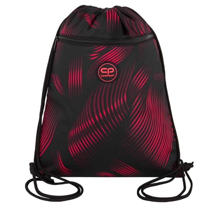 Sac pentru incaltaminte, Coolpack, Vert, Rubin, 32, 5 x 42, 5 cm, Impermeabil, Buzunar cu fermoar, Pentru baieti, Pentru scoala si zi cu zi