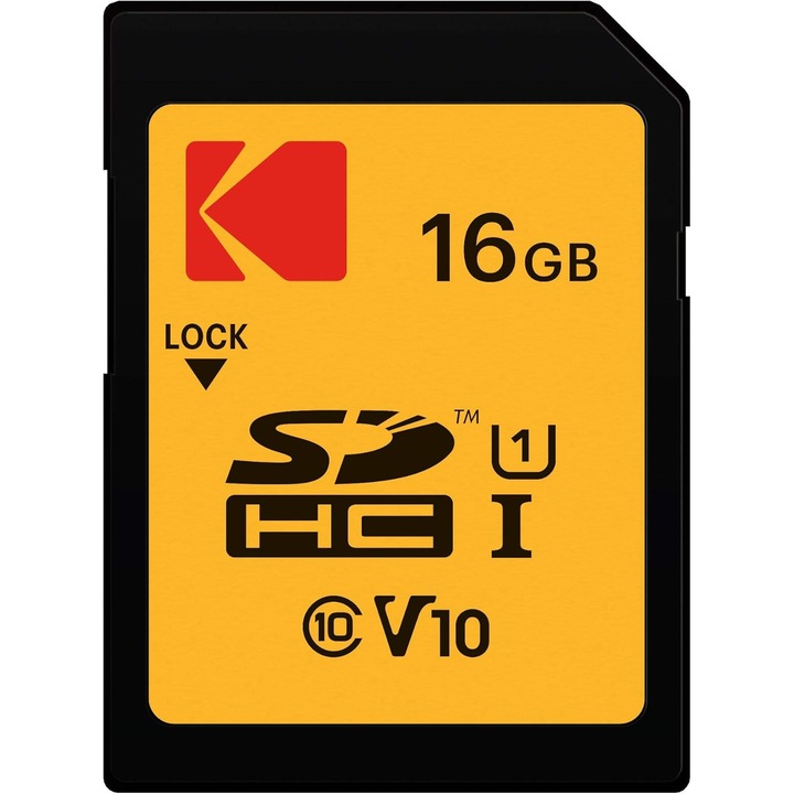 Kodak Premium Performance SDHC 16 GB, UHS-I V10 U1 Class 10 memóriakártya