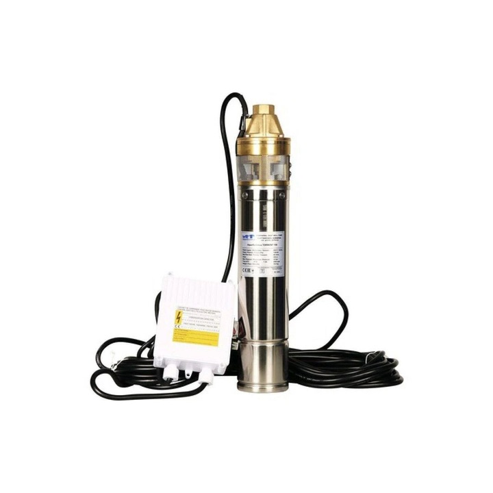 Pompa submersibila Torrent 4 SKM 150, Aquatehnica, cablu 20m, panou comanda