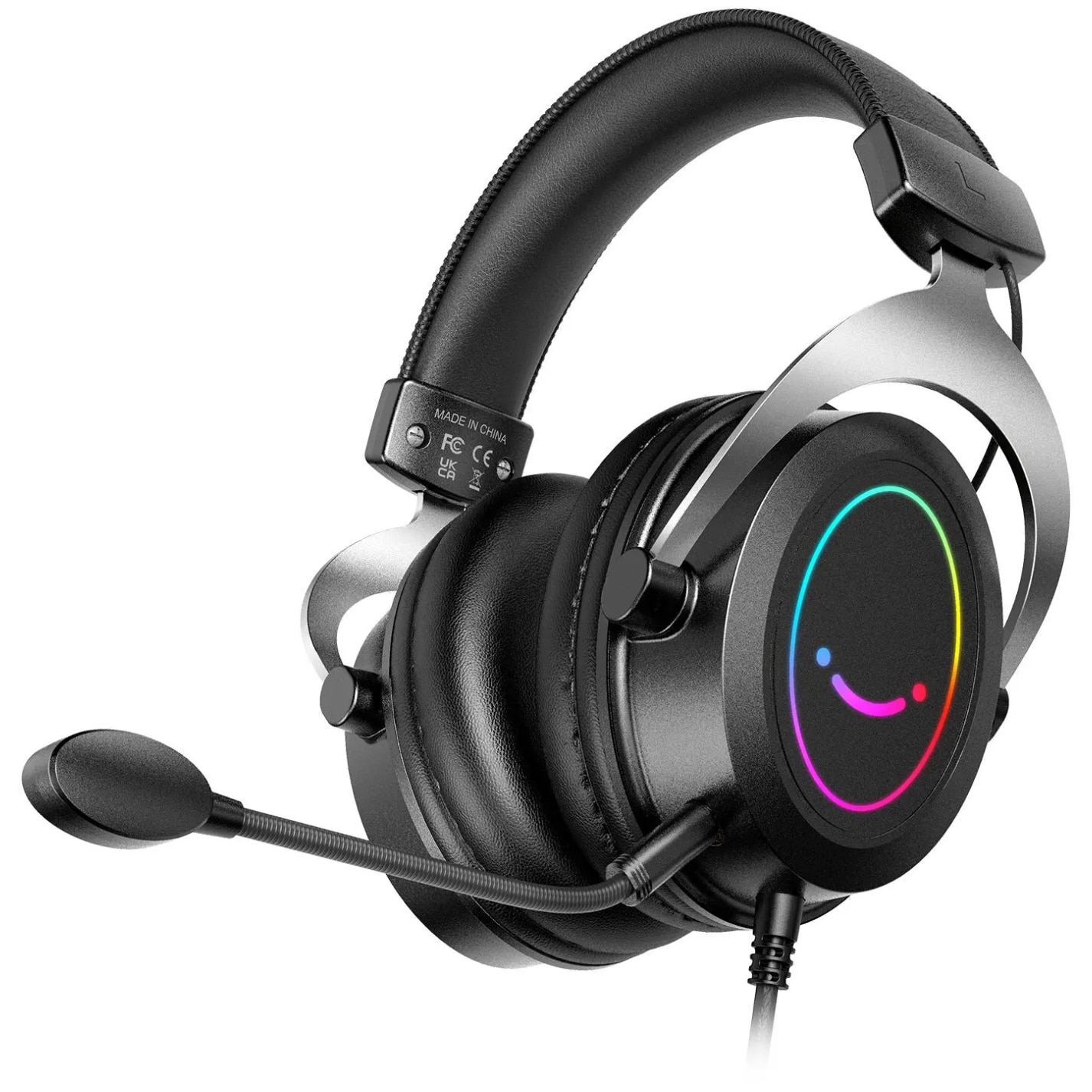 Fifine AmpliGame H3 Casti cu fir over-ear cu microfon Negru