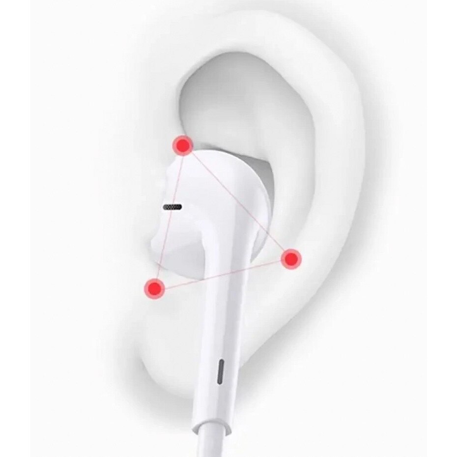 Casti in ear cu mufa USB-C compatibil cu orice telefon, Android si IOS cu aceasta mufa, volum control, Alb