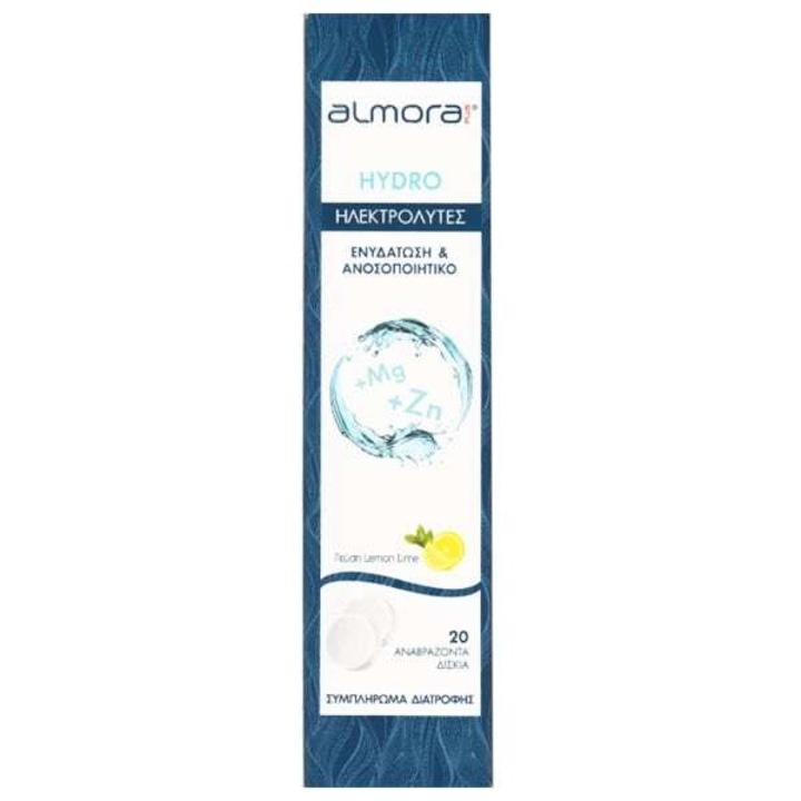 Tablete efervescente pentru imunitate, Almora, Set 19, cu Gust de Lamaie, Electroliti, 250ml