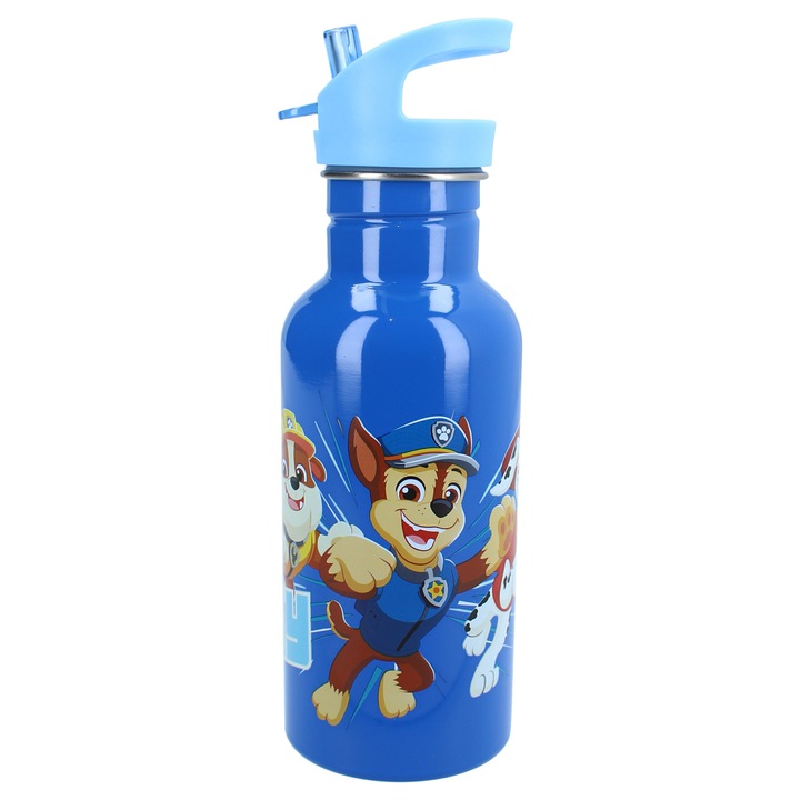 Детска бутилка за вода, многоцветна, вместимост 500 мл, Take A Sip, Paw Patrol