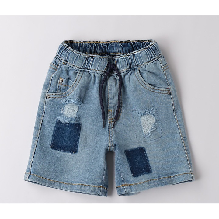 Sarabanda, szakadt farmer rövidnadrág, kék