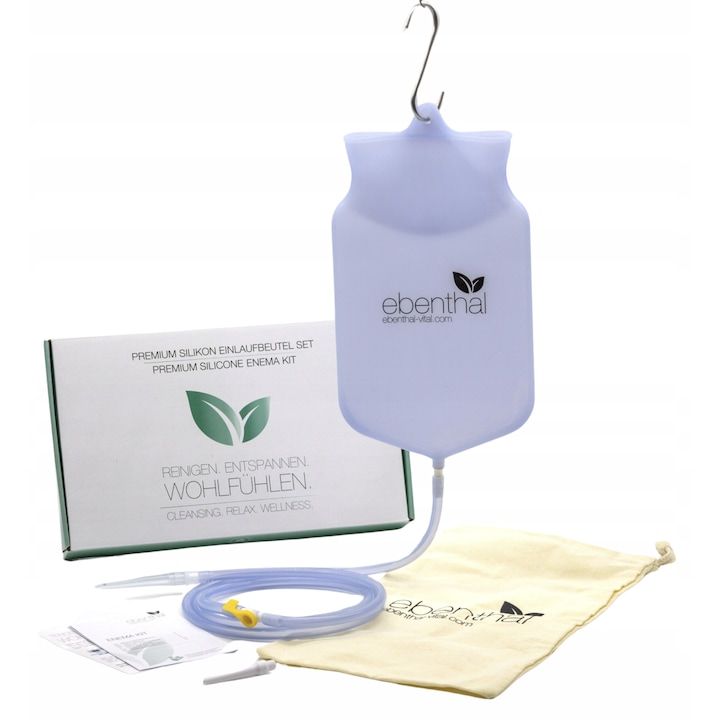 Set clisma 2L, EBENTHAL, furtun 2m, accesorii incluse