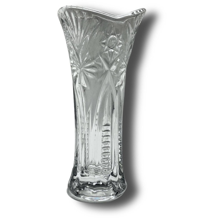 Vaza pentru flori, sticla, Transparent