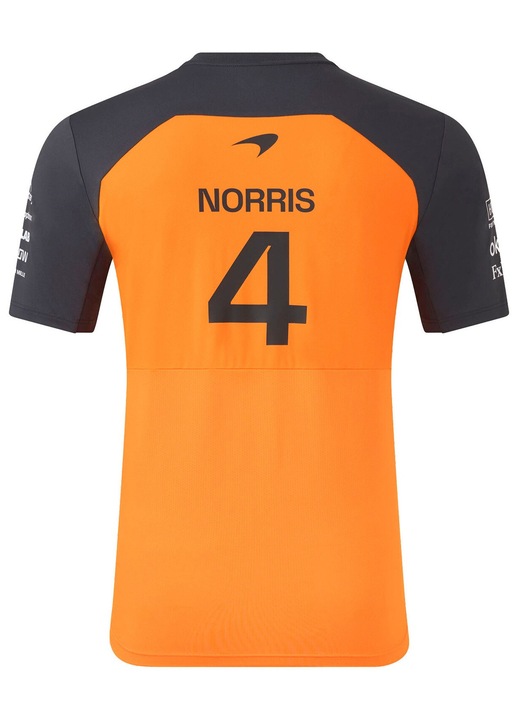 Tricou McLaren F1 Lando Norris 2025, Barbati, Portocaliu, Portocaliu