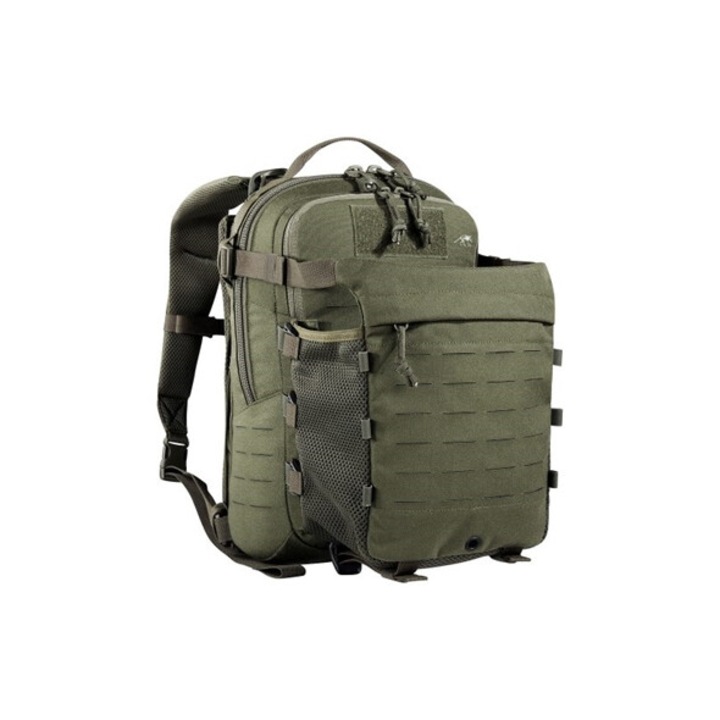 Rucsac Assault Pack 12, Tasmanian Tiger, 40x27x10cm, Cordura 700 den, 12 litri, culoare verde