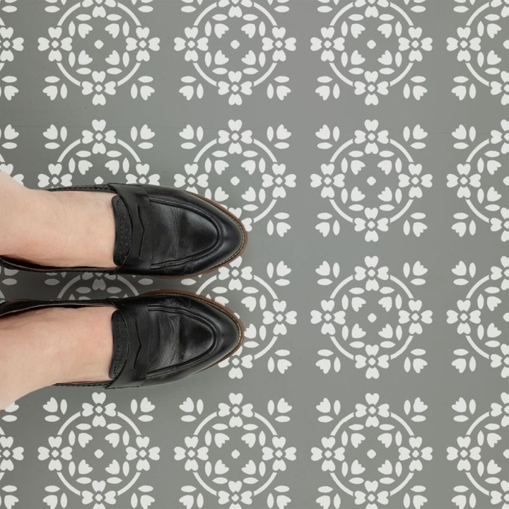 Sablon Perete vopsire, tencuiala 0.7mm Rorik Tile Stencil Refolosibil, model MXSP7288, 100 x 100 mm