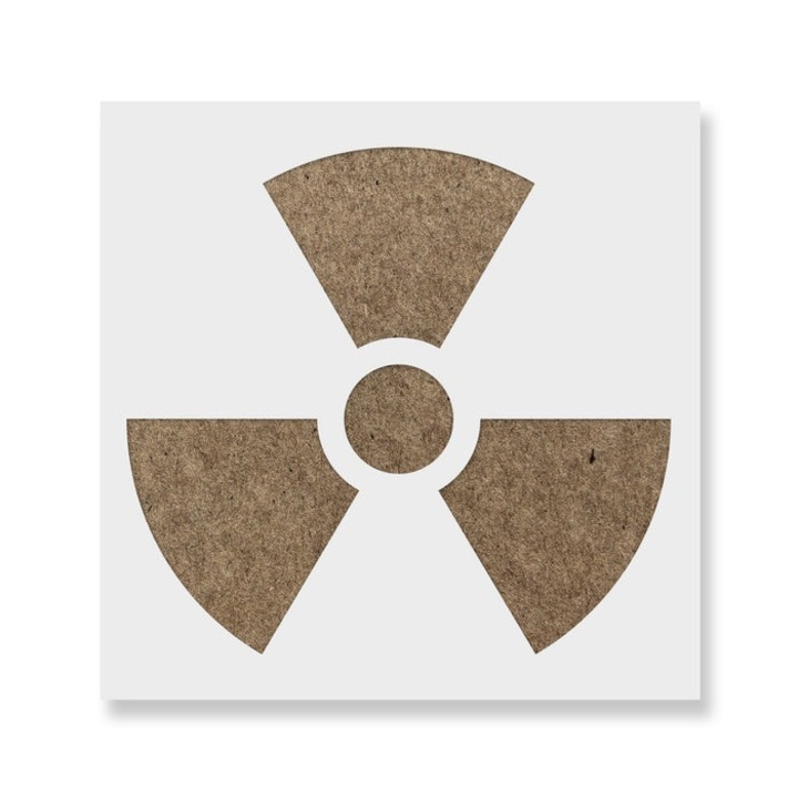 Sablon Perete vopsire, tencuiala 0.7mm Radioactive Refolosibil, model MXSP7222, 100 x 100 mm, 0.70mm
