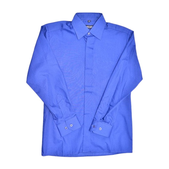 Camasa cu maneca lunga pentru baieti, Jankes JK010425-1, Bleumarin 117692