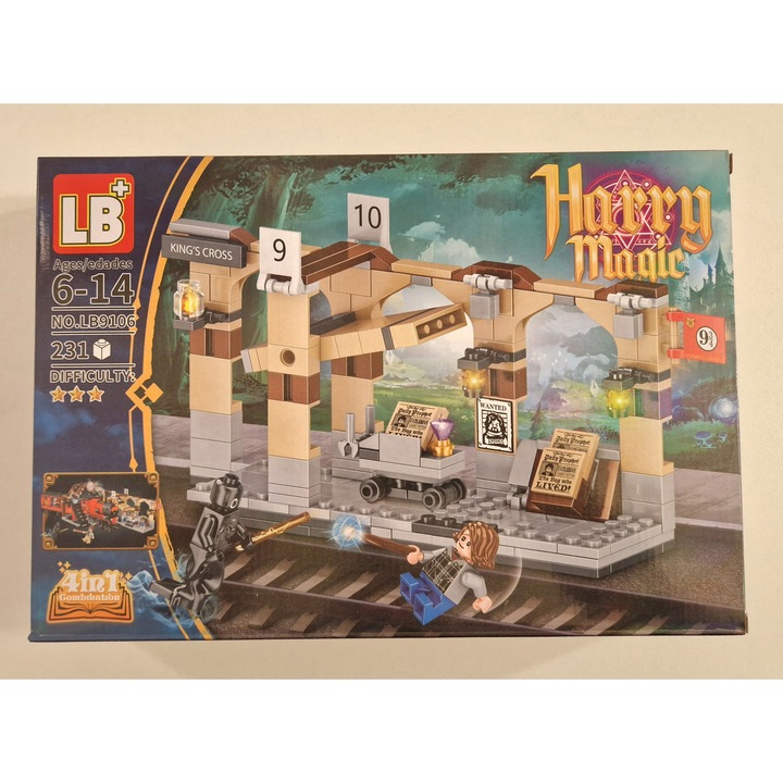 Конструктор Harry Magic, Kings Cross, LB+, +6 години, 231 части, ниво на трудност 3