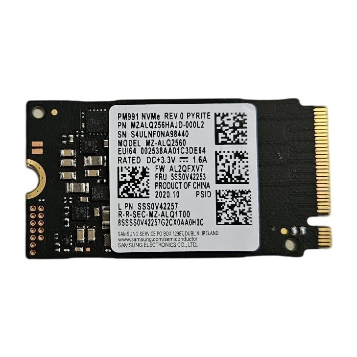 Samsung M.2 NVMe 256GB SSD 4枚セット SAMSUNG 256GB SSD PM9B1 M.2 NVMe PCIe Gen4 x4 MZ-VL42560