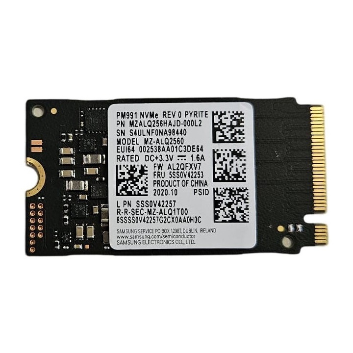 SSD NVME Samsung 256GB 2242