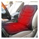 Set 2 Huse Scaun Auto 12V cu Incalzire si 2 Trepte de Reglare a Temperaturii, Culoare Negru