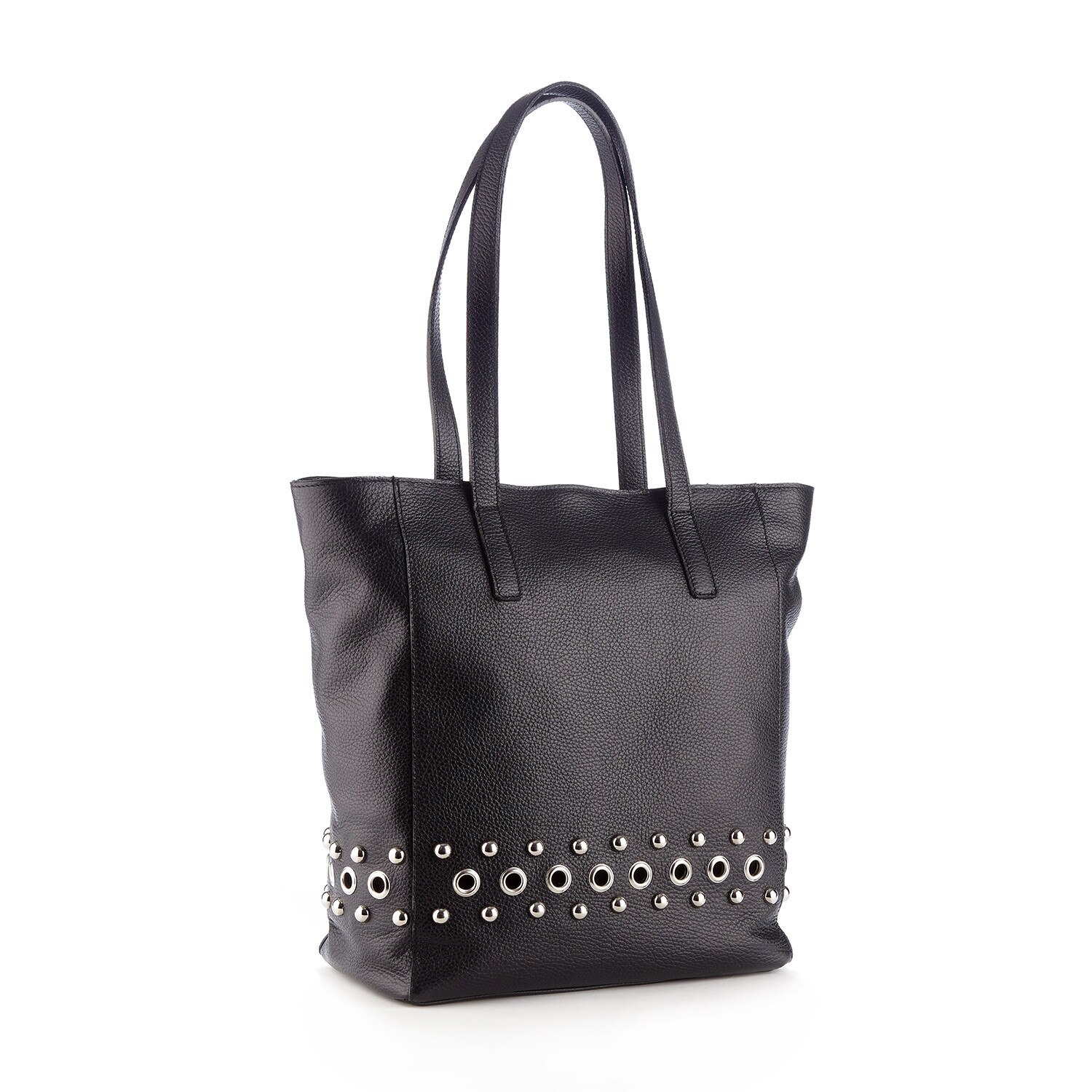 Geanta dama, RENA, model Imala neagra, din piele naturala