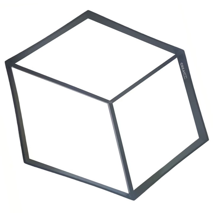 Sablon GREATON Tip Matrita Pentru Turnat Pavaj Din Beton, Model Cub 3D, Imitatie Piatra Decorativa Naturala, Reutilizabila, Material Rezistent, 39 x 44 x 4 cm, Model 11