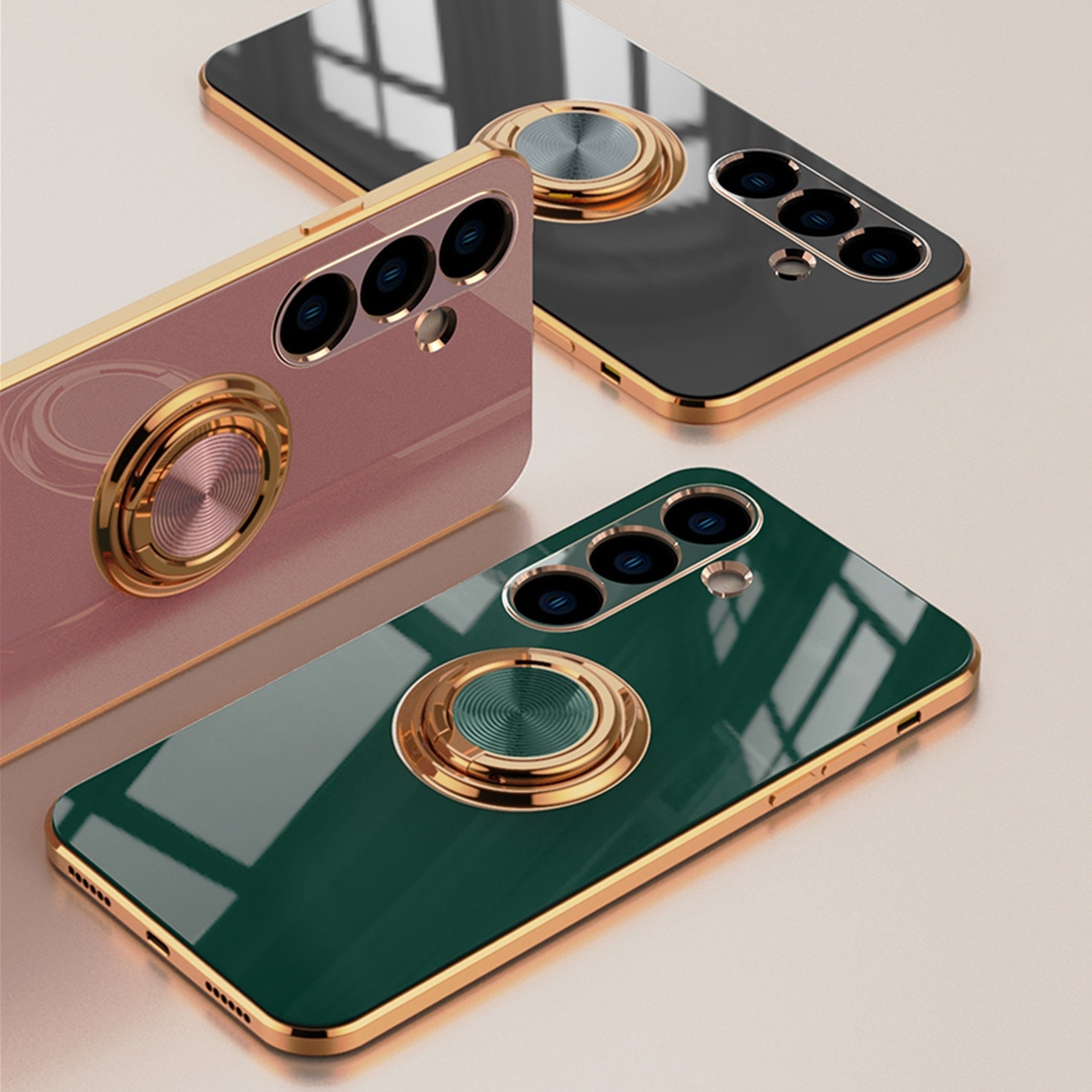 Husa telefon mobil rezistentă la șocuri, alb, pentru Samsung Galaxy S26 Ultra, protecție duală, suport pivotant 360°