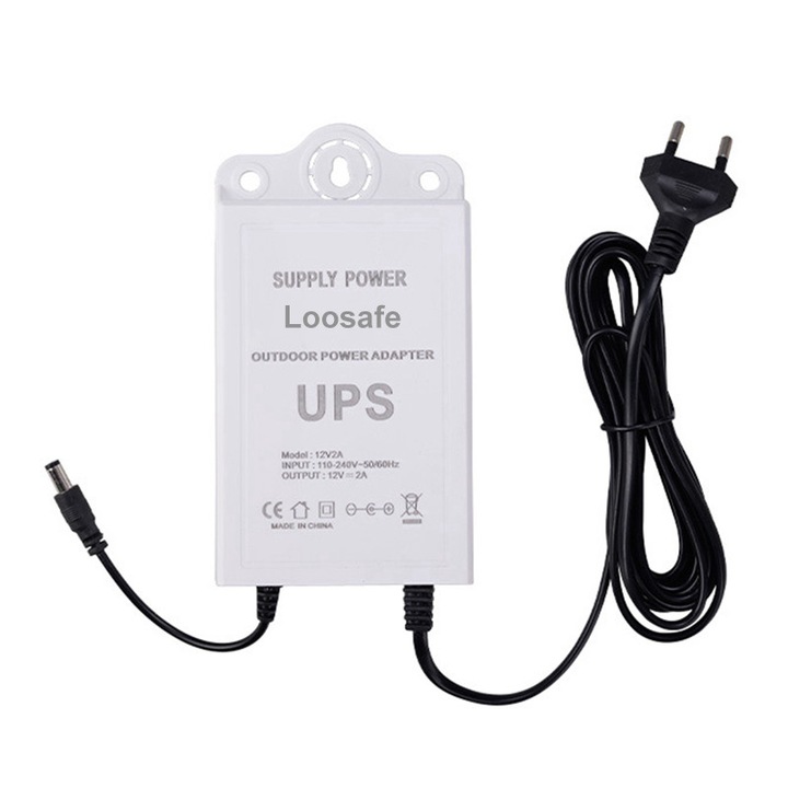 UPS Loosafe® Power Buddy Mini, за Loosafe камера за наблюдение, 3600 mAh, бял