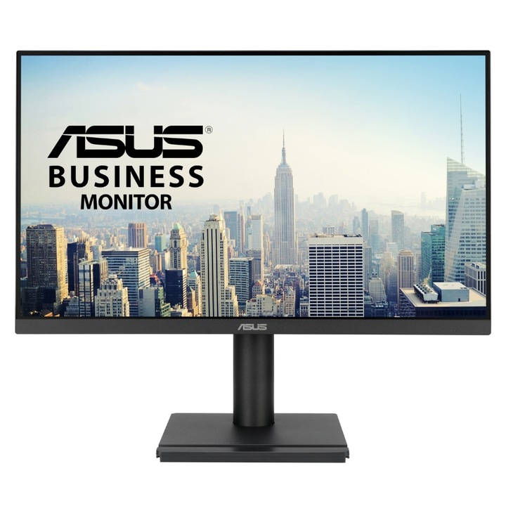 Monitor IPS LED ASUS 27" VA279QGS, Full HD 1920 x 1080, VGA, HDMI, DisplayPort, hangszórók, Pivot, 120 Hz, 1 ms fekete
