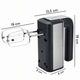 Mixer de Mana RETOO TechPro, Putere 300W, 5 Setari de Viteza, Functie Turbo, Buton de Eliberare a Agitatorului, Agitatoare din Otel Inoxidabil, Tensiune 220-240v~ 50/60hz, Lungime Cablu de Alimentare 96 cm, 13,5 X 19 X 8 cm, Argintiu, Negru