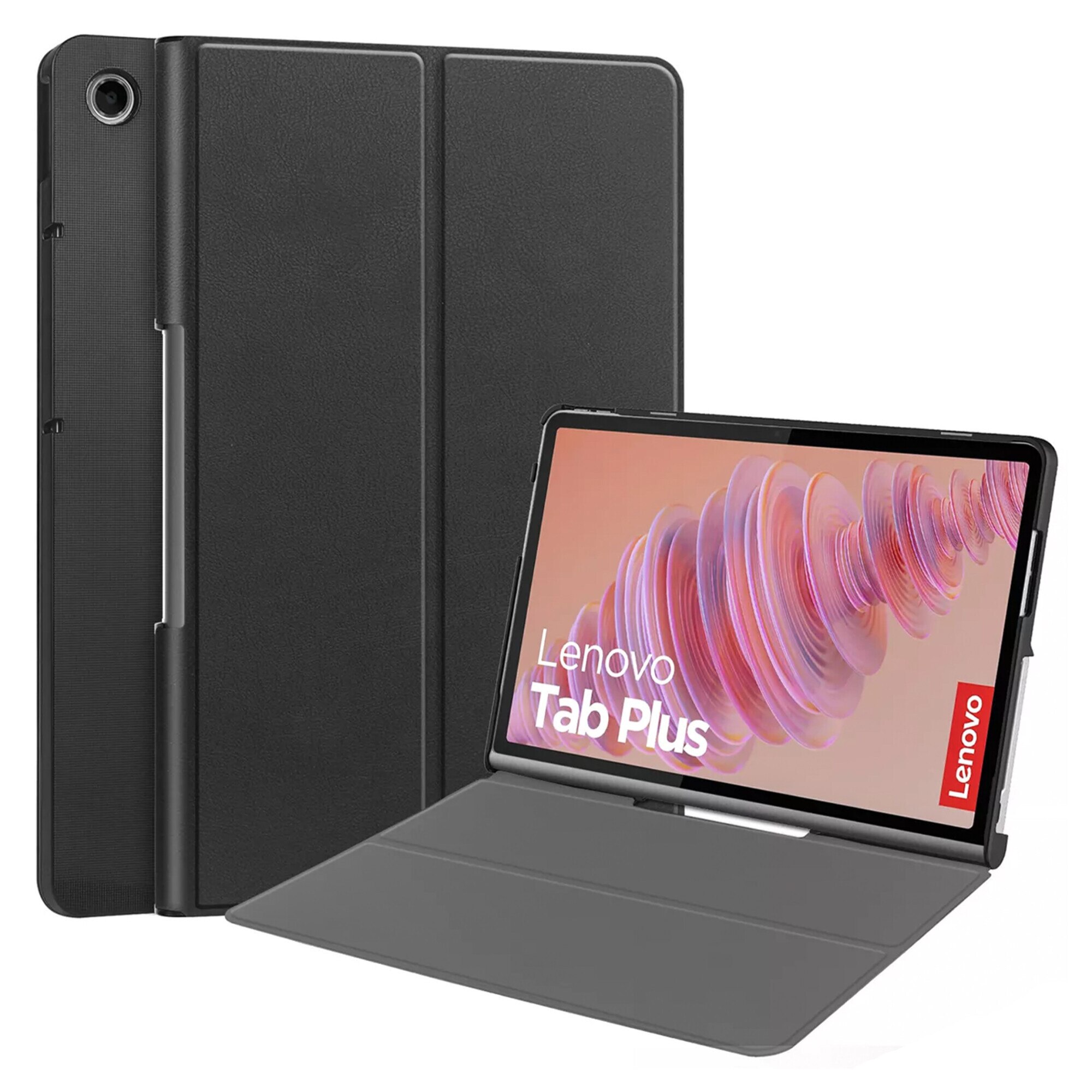Husa tableta Alogy Book Cover pentru Lenovo Tab Plus 11.5" 2024 TB351FU, neagra, cu functie Smartcover